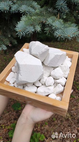 Природный натуральный пищевой мел и глина