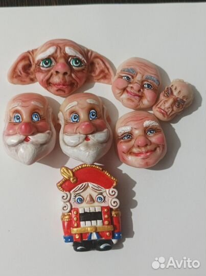 Лица для ватных кукол