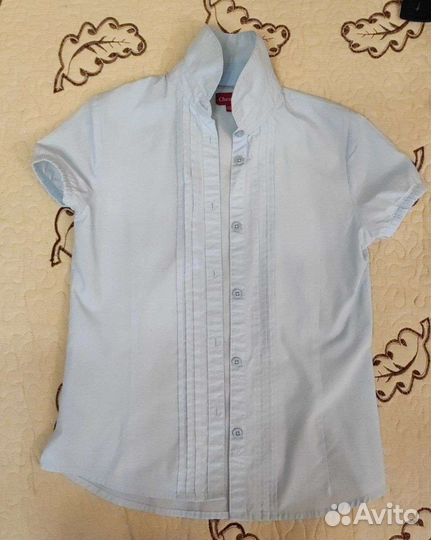 Школьные рубашки для девочки 128 134