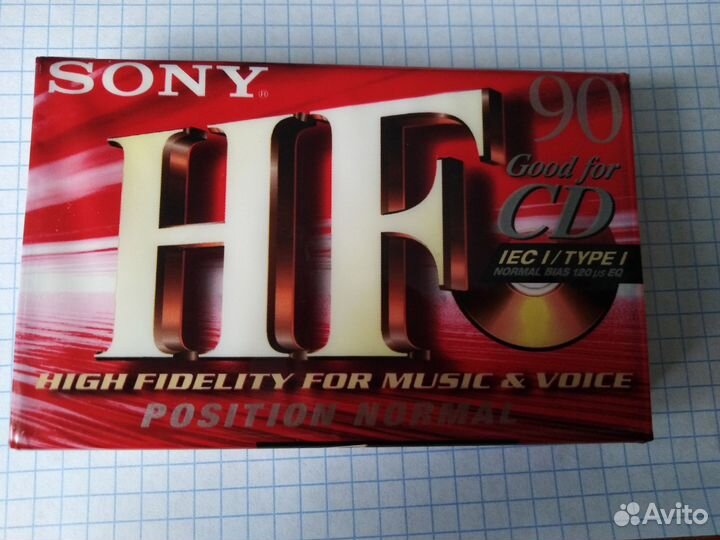 Кассета sony ef 90