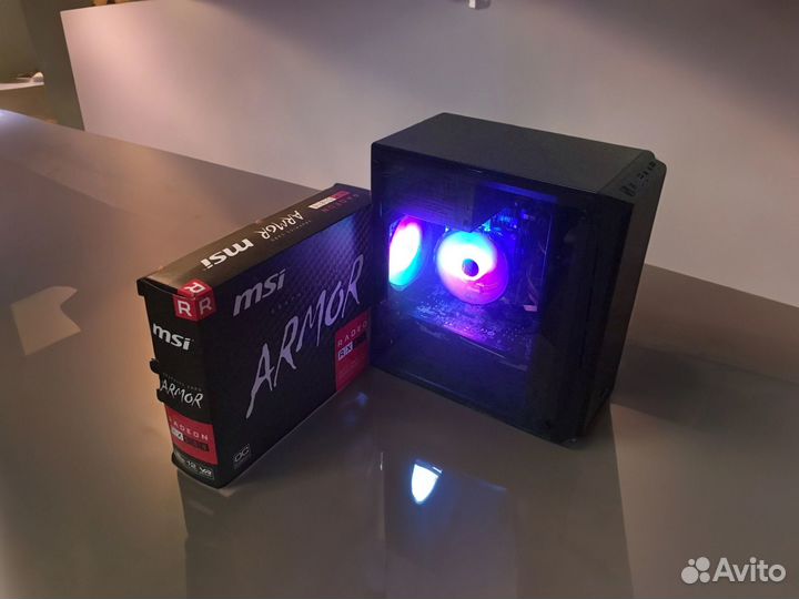 Игровой пк Intel 6/12 ядер/16 gb озу/Rx580 8gb