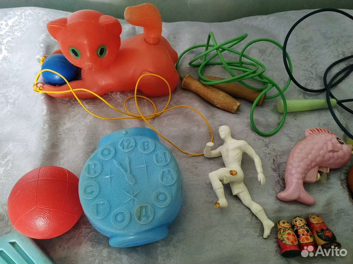 Игрушки пластмассовые и резиновые СССР