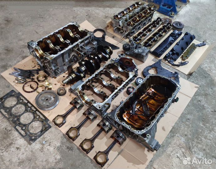 Двигатель 1,8 6fz EW7J4 Peugeot Citroen по частям