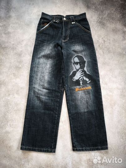 Реп джинсы Makaveli из 00-х