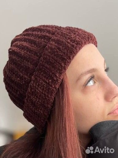 Шапка бини женская