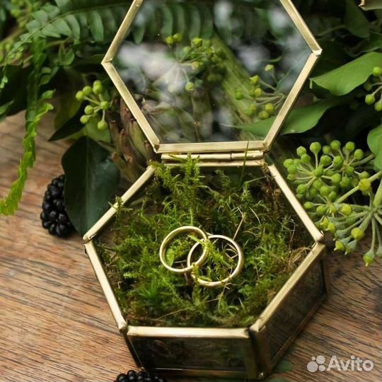 Шкатулка для колец шестиугольная