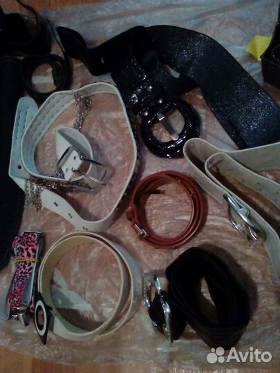 Набор женских ремней и поясов (19 предметов)