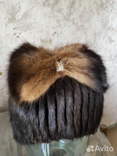 Шапка норковая