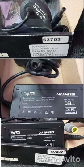 Блок питания для ноутбуков hp\lenova\toshiba\asus\