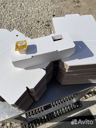 Контейнер бумажный для закусок/снеков