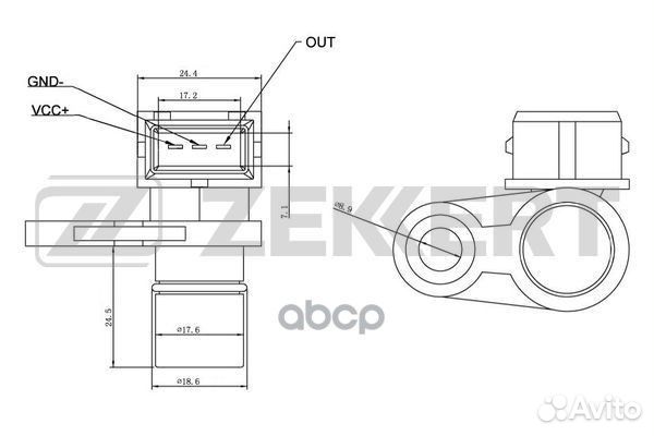 Датчик положения распредвала Chevrolet Lacetti