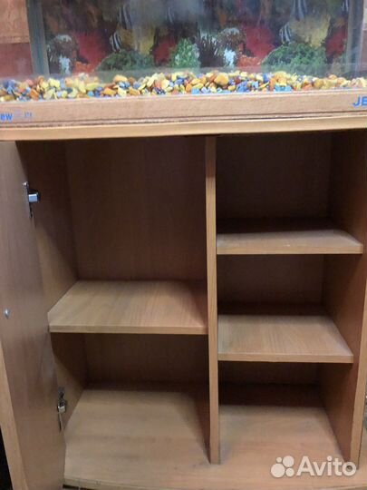 Аквариум jebo r375 с тумбой