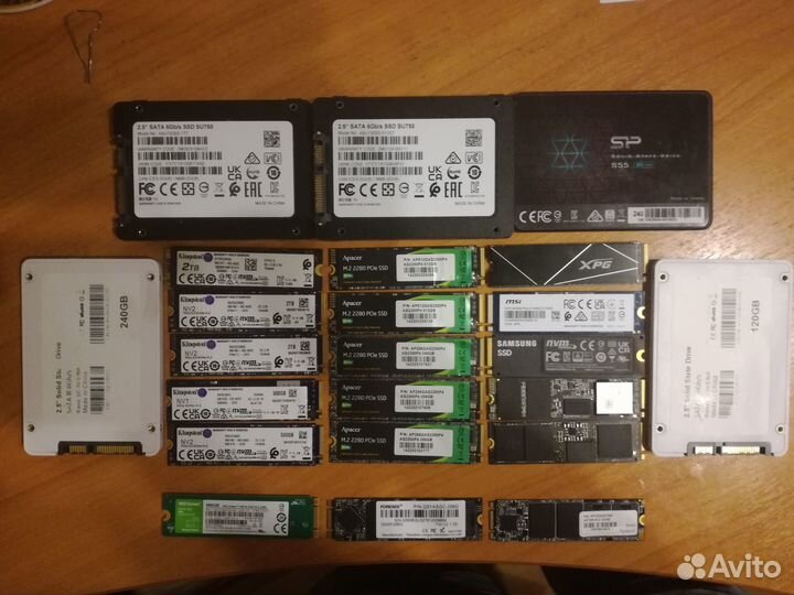 Нерабочие SSD 2,5