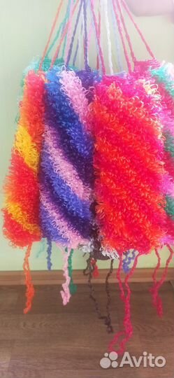 Мочалка ручной работы