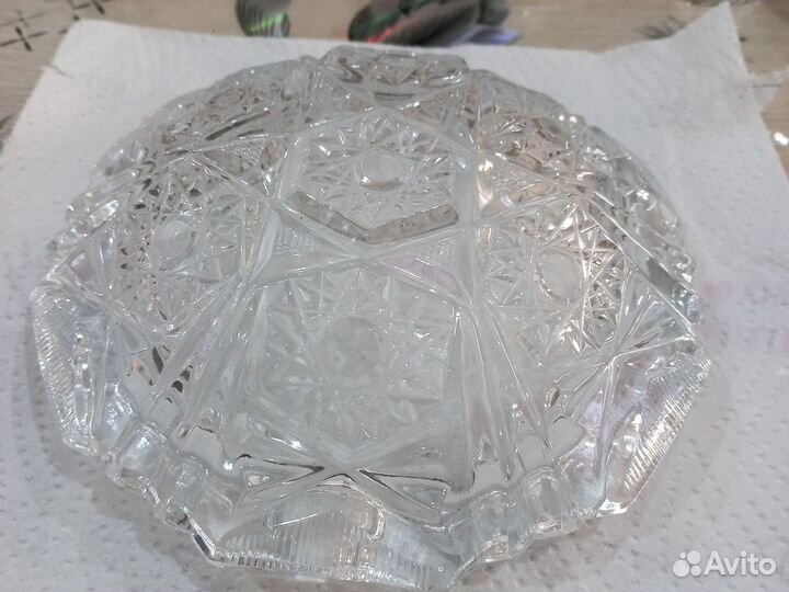 Пепельница хрустальная