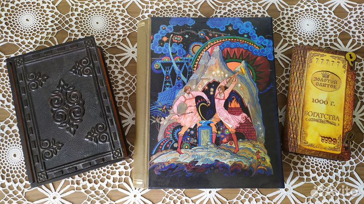 Шкатулки деревянные СССР резные роспись