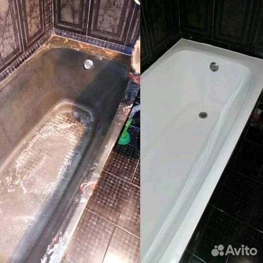 Реставрация ванны, душ. поддона и тд