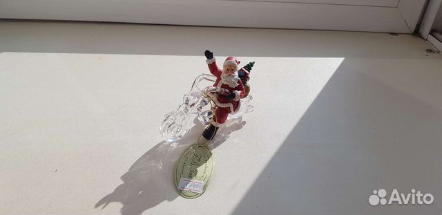 Санта на мотоцикле