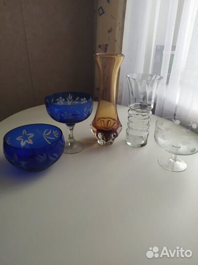 Вазы-конфетницы-графины-салатники/винтаж