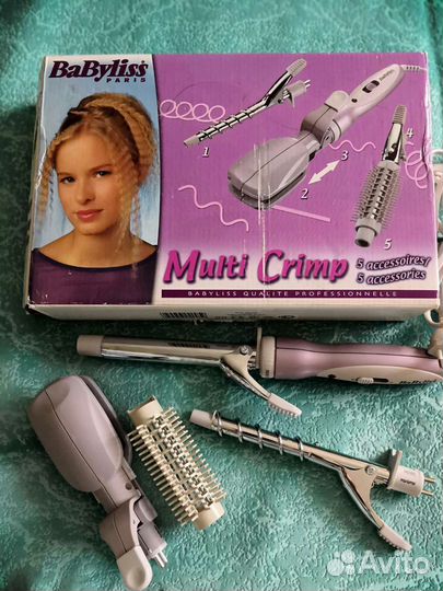 Плойка для волос babyliss multycrimp