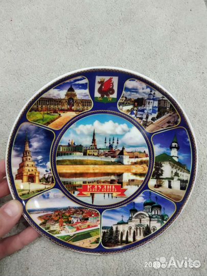 Декоративные настенные тарелки Египет и Казань