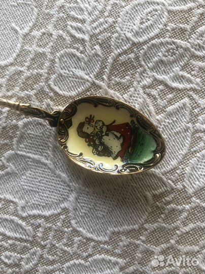 Ложка чайная СССР подарочная, детская