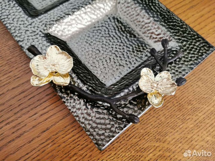 Менажница Michael Aram Золотая орхидея