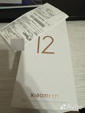 Xiaomi 12T, 8/256 ГБ объявление продам
