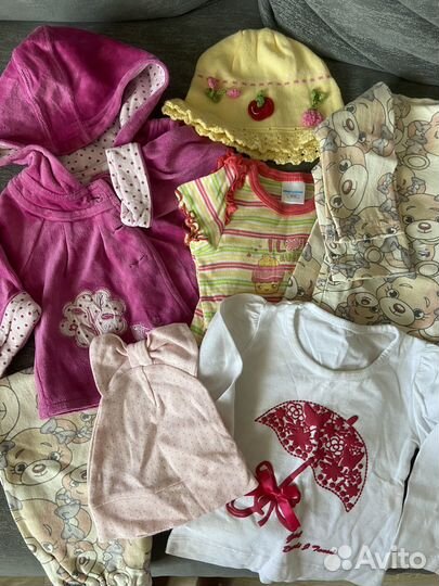 Вещи на девочку 62-74