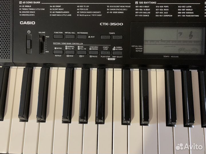 Синтезатор casio ctk 3500