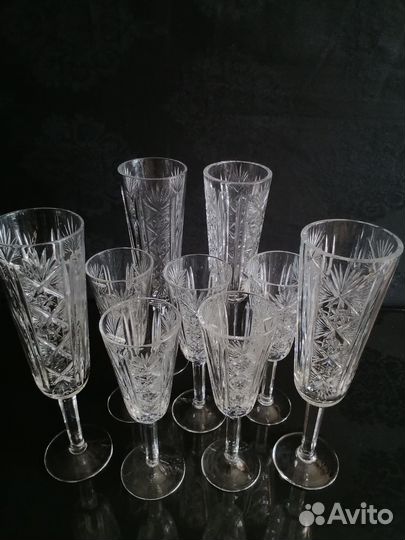 Фужеры хрустальные Неман