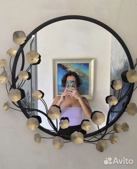 Зеркало круглое
