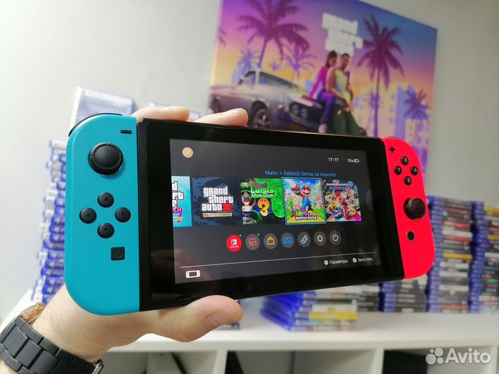 Прошитая Nintendo Switch 288gb(2rev) +999игр