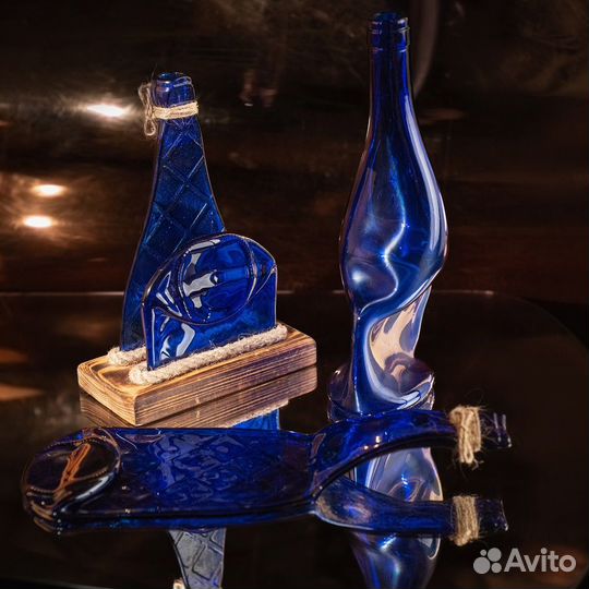 Подарочный набор хмельной посуды- салфетница+ваза