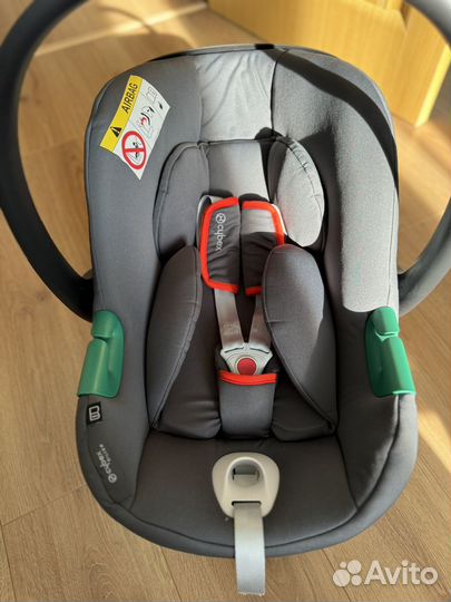 Автолюлька cybex aton b2 i-size с адаптером