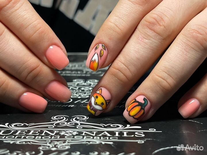 Маникюр, педикюр, гель лак