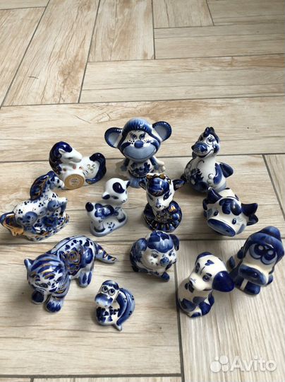 Коллекционные фигурки Гжель