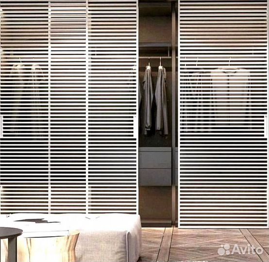 Раздвижная реечная дверь