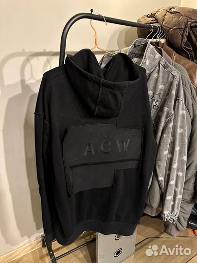 Худи A Cold Wall Black Logo Over Оригинал