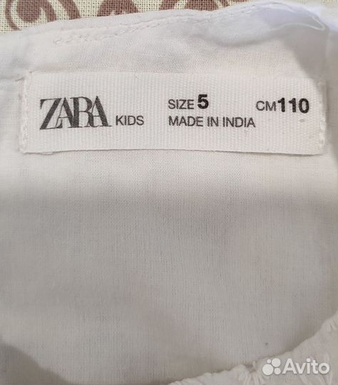 Блузка zara для девочки