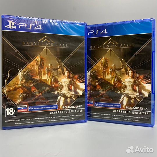Игра babylon'S fall для PS4 запечатана
