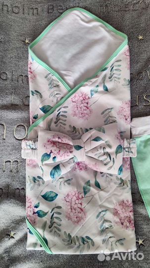 Комплект на выписку для девочки лето