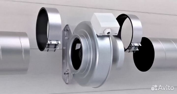 Канальный круглый вентилятор Sysimple TK 315-A EC