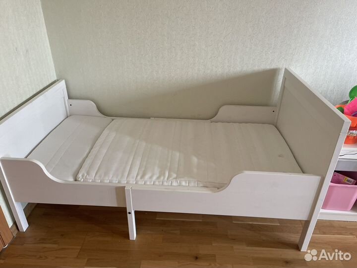 Детская кровать IKEA раздвижная сундвик