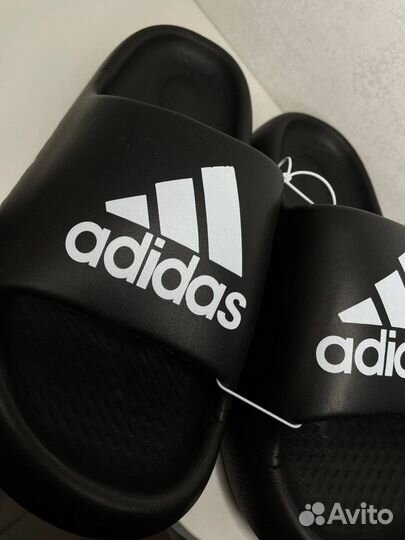 Шлепанцы мужские черные Adidas