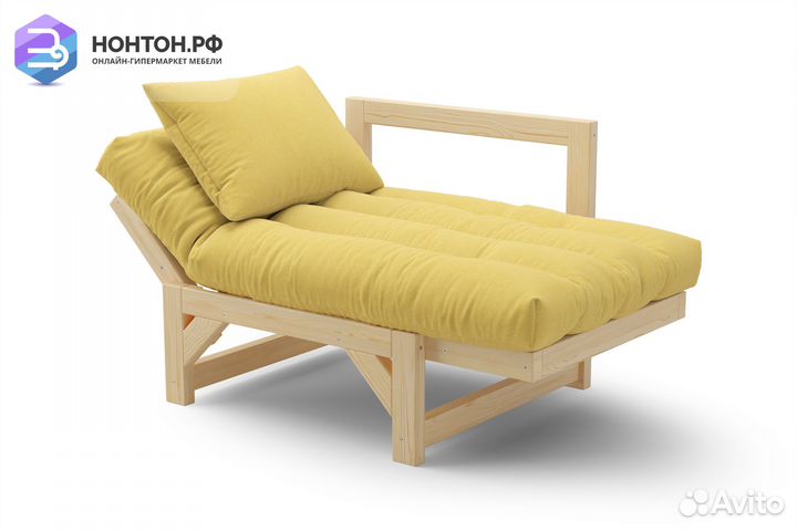 Кресло Амбер желтое