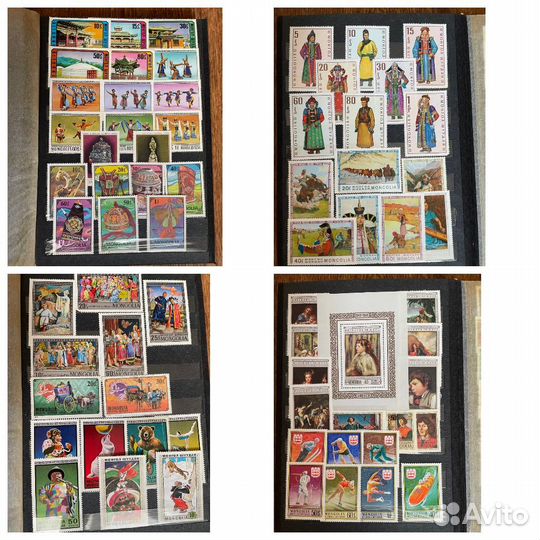 Альбом с марками Монголия
