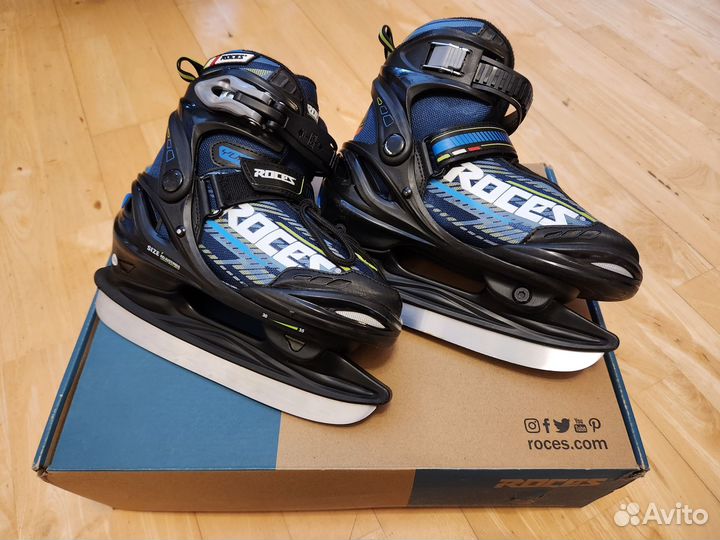 Коньки раздвижные детские Roces yuma р. 30-35