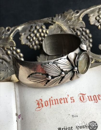 Браслет винтажный /кольцо для салфетки. Без камня