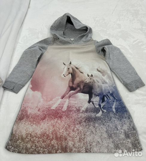 Платье туника для девочки на 5-6 лет